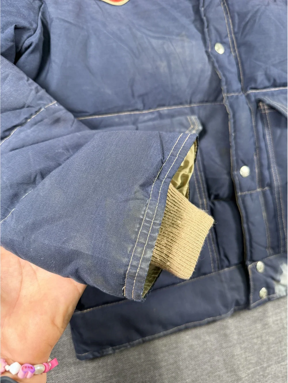 Vintage Adventure Gear 1970s Western Yoke Down Puffer Jacket